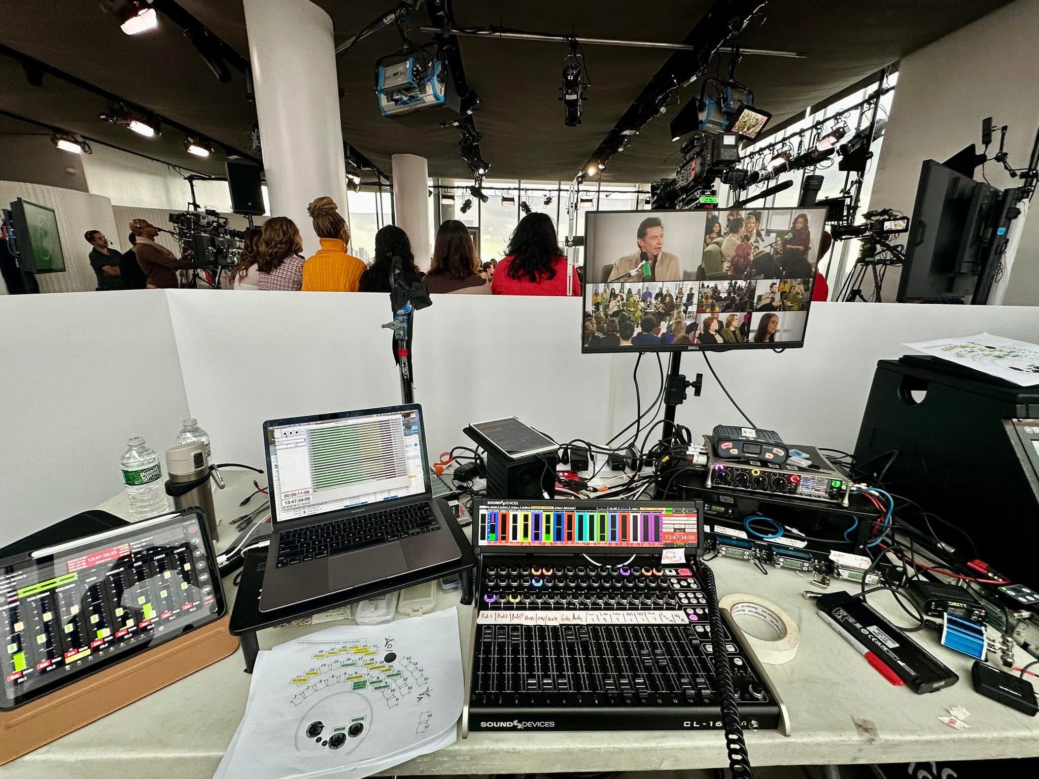 Podcast audio sound mixing for Oprah